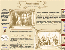 Tablet Screenshot of familienarchiv-scheffel.de